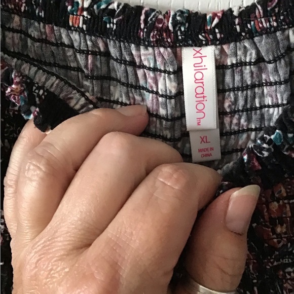 Womens Exhilaration Off the shoulder top - Picture 3 of 4